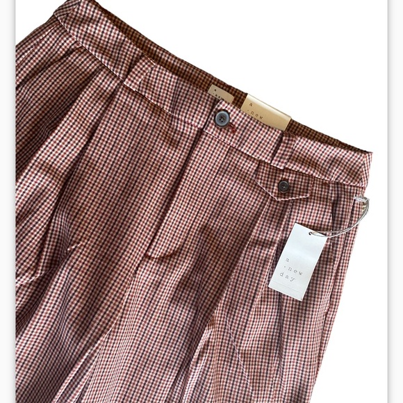 A New Day Women's High-Rise Relaxed Fit Full Length Baggy Wide Leg Trousers NWT - Picture 9 of 11